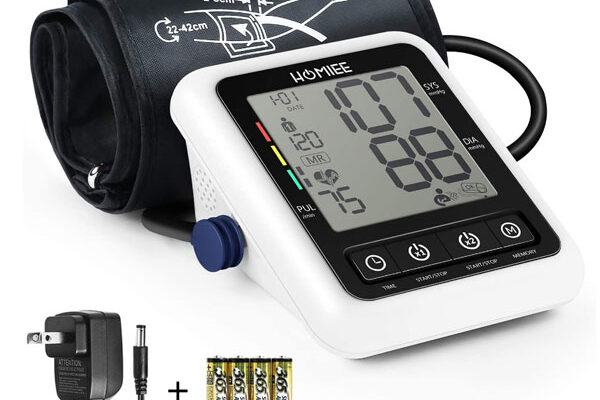 HOMIEE-Blood-Pressure-Monitor-with-AC-Adapter